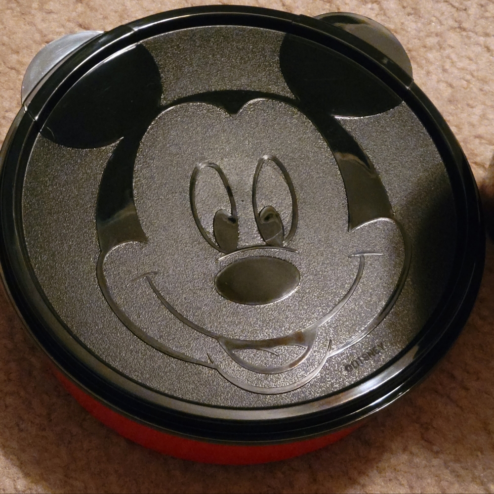 ❤🖤Mickey Mouse Tupperware Lunch Set